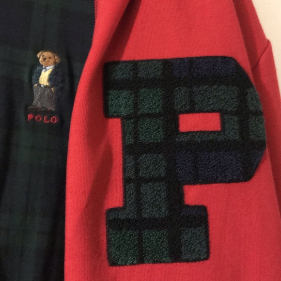 Polo Ralph Lauren Black Watch Patch Hoodie Sz XL - Picture 6 of 13